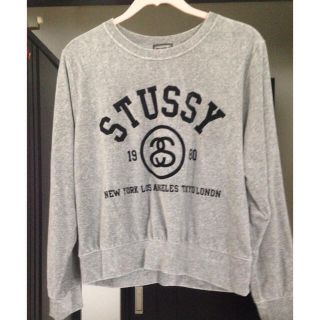 ステューシー(STUSSY)のSTUSSY ベロアトップス(カットソー(長袖/七分))