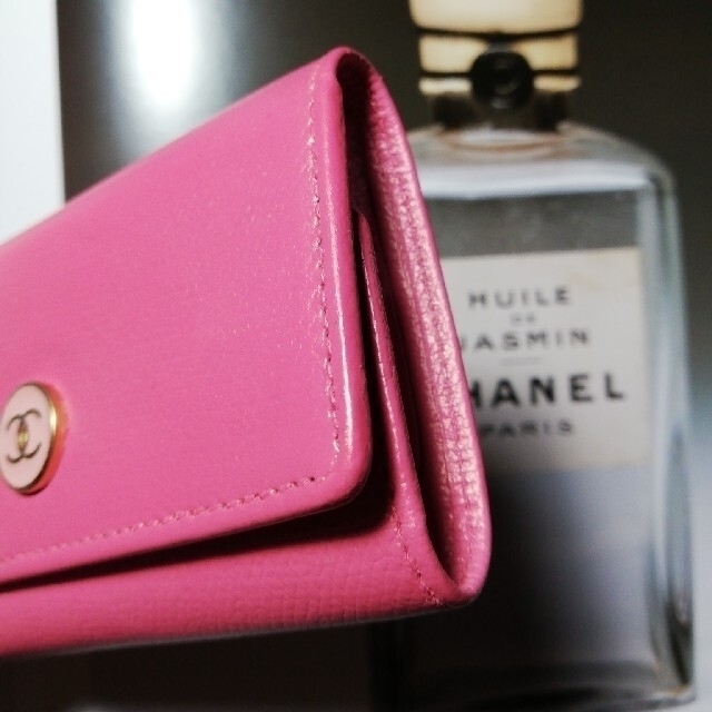 CHANEL - 最終価格♥CHANELココボタンキーケース/ピンクの通販 by