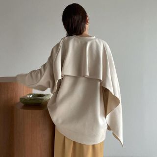 ステュディオス(STUDIOUS)のCLANE バックフリル CARD BOARD BACK FRILL TOPS(トレーナー/スウェット)