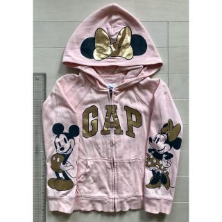 ベビーギャップ(babyGAP)のベビーギャップ ディズニー ミッキー & ミニー パーカー 長袖 5Y 110(ジャケット/上着)