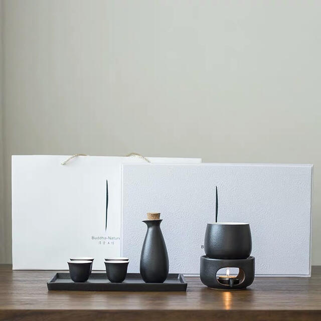 酒 熱燗 徳利 8点セット おちょこ オシャレ プレゼント最適 箱入り