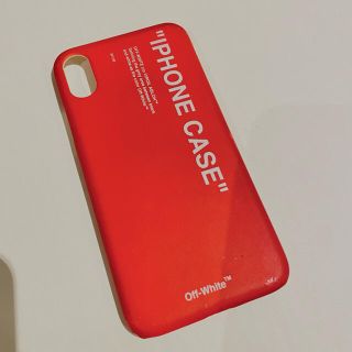 オフホワイト(OFF-WHITE)の傷ありoff-white iPhone X/Xs ケース カバー オフホワイト(iPhoneケース)