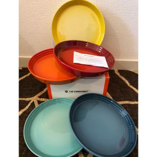 ルクルーゼ(LE CREUSET)のル・クルーゼ ネオラウンドプレート17cm 5枚セット 新品未使用品(食器)