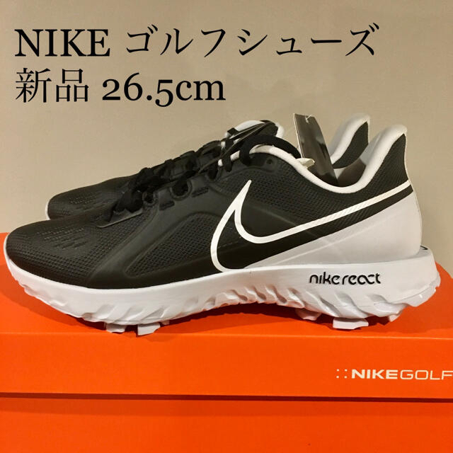 ⛳️ 【新品】ナイキ NIKE ゴルフシューズ 黒 26.5cm