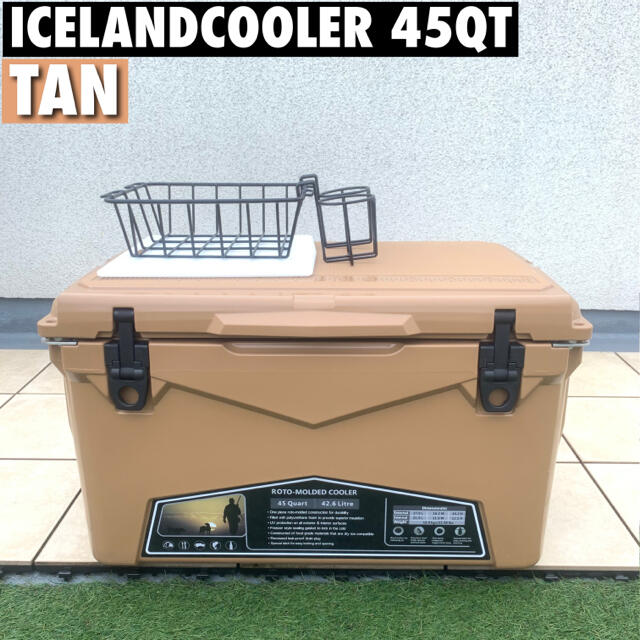 数量限定 アイスランドクーラーボックス 45QT ICELAND cooler