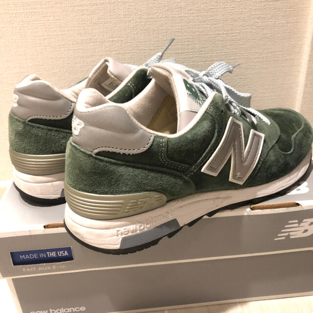 New Balance(ニューバランス)のNEW BALANCE M1400 スウェード　グリーン　USA製 メンズの靴/シューズ(スニーカー)の商品写真