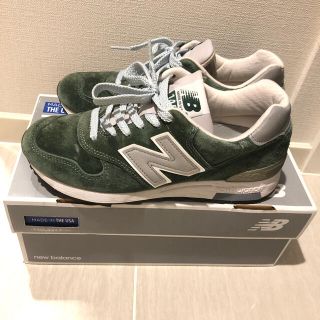 ニューバランス(New Balance)のNEW BALANCE M1400 スウェード　グリーン　USA製(スニーカー)