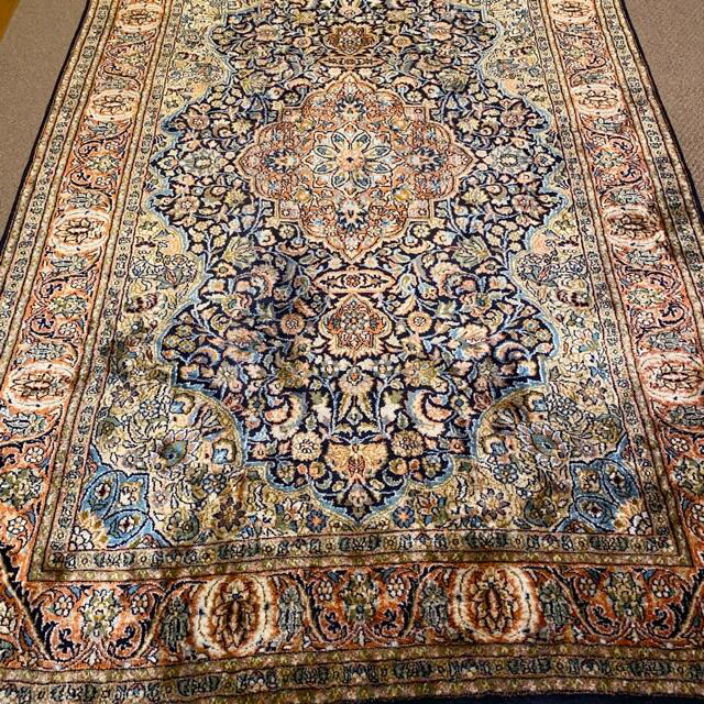 ペルシャ絨毯 手織り 美術品 305x195 アルダビル産 クリーニング済み