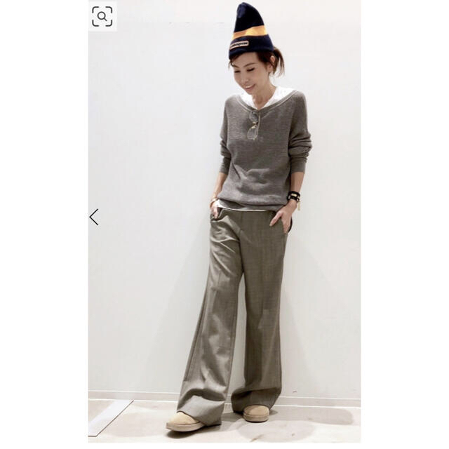 L'Appartement DEUXIEME CLASSE(アパルトモンドゥーズィエムクラス)のThermal Inner Knit《ｻｰﾏﾙｲﾝﾅｰﾆｯﾄ･ｸﾞﾚｰ》 レディースのトップス(ニット/セーター)の商品写真