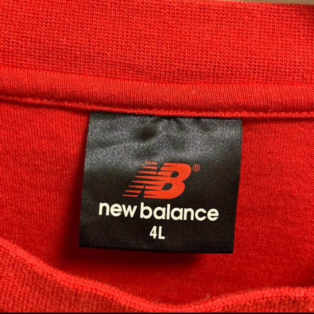 New Balance(ニューバランス)のNB ニューバランス 半袖 Tシャツ 大きいサイズ 4L 赤 レッド 黄色 メンズのトップス(Tシャツ/カットソー(半袖/袖なし))の商品写真