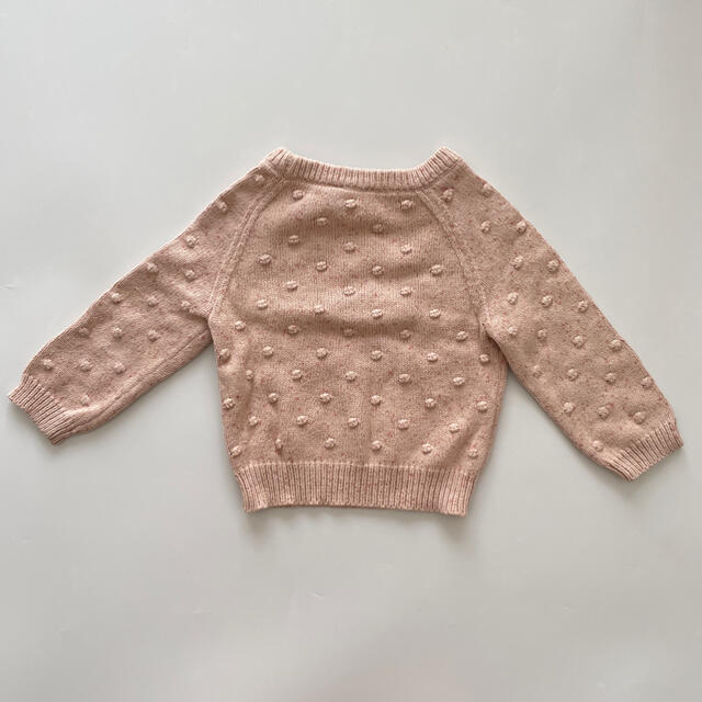 Caramel baby&child (キャラメルベビー&チャイルド)のJamie kay Dotty knit - Bubblegum ニット キッズ/ベビー/マタニティのベビー服(~85cm)(ニット/セーター)の商品写真