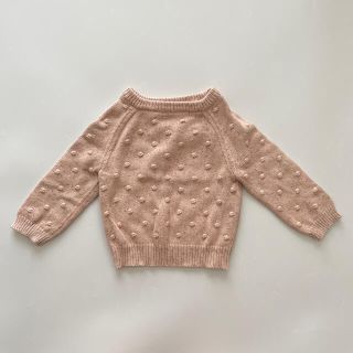 キャラメルベビー&チャイルド(Caramel baby&child )のJamie kay Dotty knit - Bubblegum ニット(ニット/セーター)