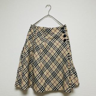 バーバリーブルーレーベル(BURBERRY BLUE LABEL)の値下げ 早い者勝ち BURBERRY バーバリー ブルーレーベル 膝丈 スカート(ひざ丈スカート)