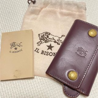 イルビゾンテ(IL BISONTE)のイルビゾンテ  キーケース　限定885プラム(キーケース)