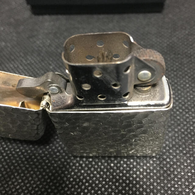 №1446 ZIPPO スターリングシルバー アーマー ハンマートーン調