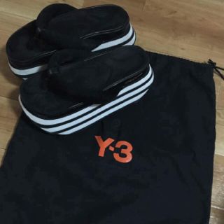 ワイスリー(Y-3)のヨウジヤマモト adidas 芸者サンダル y-3 黒 厚底(サンダル)