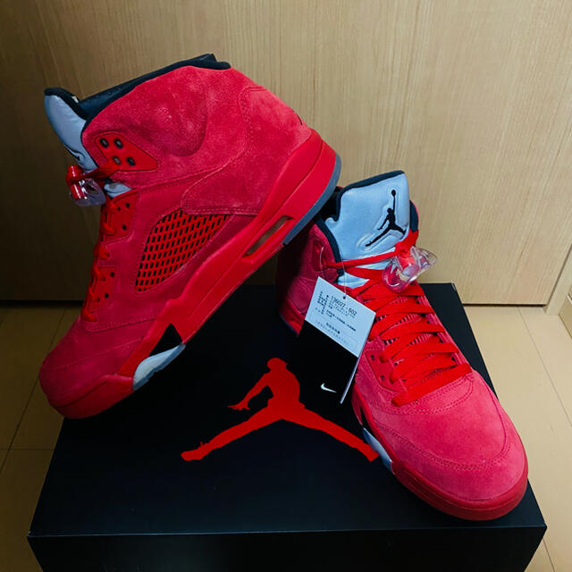 サイズUS105285㎝AIR JORDAN 5 RETRO ユニバーシティ レッド