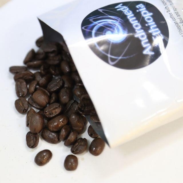 【豆100g】リム・アンドロメダエチオピアコーヒー【無農薬・ナチュラルコーヒー】 食品/飲料/酒の飲料(コーヒー)の商品写真
