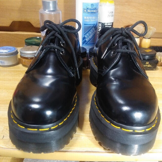 Dr.Martens(ドクターマーチン)の美品 ドクターマーチン QUAD 1461 27cm 厚底 Dr.Martens メンズの靴/シューズ(ブーツ)の商品写真