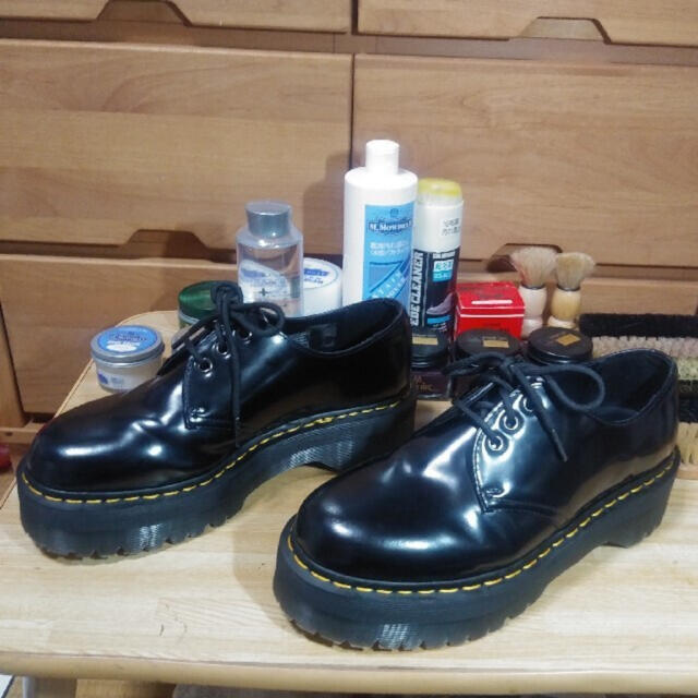 Dr.Martens(ドクターマーチン)の美品 ドクターマーチン QUAD 1461 27cm 厚底 Dr.Martens メンズの靴/シューズ(ブーツ)の商品写真