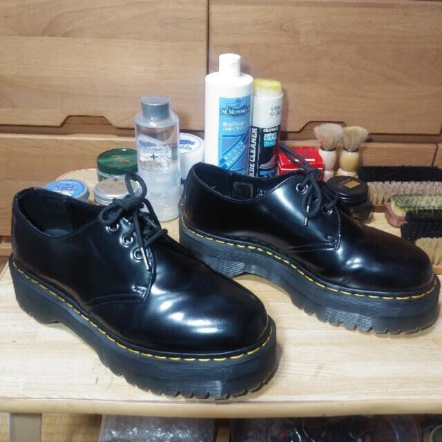 Dr.Martens(ドクターマーチン)の美品 ドクターマーチン QUAD 1461 27cm 厚底 Dr.Martens メンズの靴/シューズ(ブーツ)の商品写真