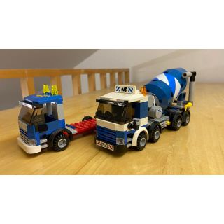 【LEGO】レゴシティの港(7994)・コンクリートミキサー車(7990)