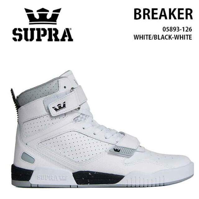 SUPRA(スープラ)のスニーカー SUPRA BREAKER WHITE レディースの靴/シューズ(スニーカー)の商品写真