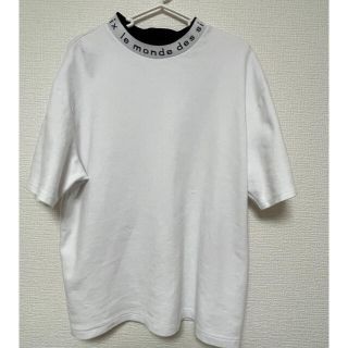 UVERworld モックネックTシャツ　ホワイト (Tシャツ/カットソー(七分/長袖))