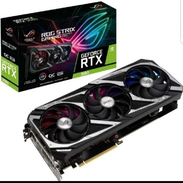 新品非LHR ASUS RTX3060 ROG Strix OC