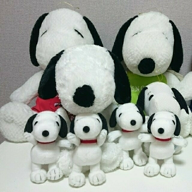 SNOOPY(スヌーピー)のスヌーピー ぬいぐるみ のん様専用♡*. ﾟ エンタメ/ホビーのおもちゃ/ぬいぐるみ(ぬいぐるみ)の商品写真