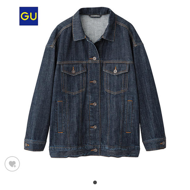 GU(ジーユー)のGU オーバーサイズデニムジャケット レディースのジャケット/アウター(Gジャン/デニムジャケット)の商品写真