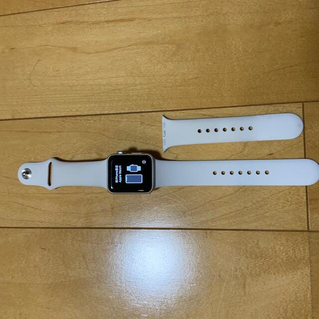 Apple - Apple watch 3 38ミリ ホワイトの通販 by 断捨離｜アップルならラクマ 新作定番