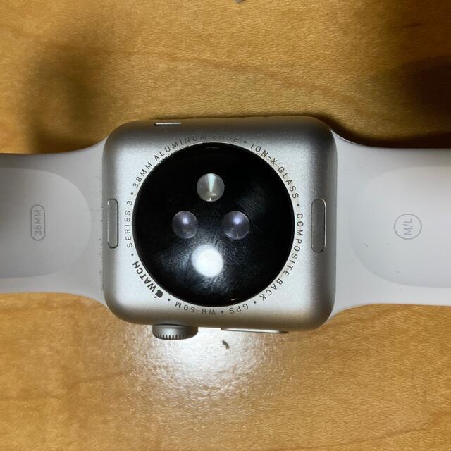 Apple watch 3 38ミリ ホワイト