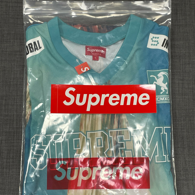 Supreme(シュプリーム)のL 水色 Supreme Mountain Hockey Jersey 新品 メンズのトップス(Tシャツ/カットソー(七分/長袖))の商品写真