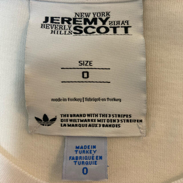 JEREMY SCOTT(ジェレミースコット)のadidas　ジェレミースコット　Tシャツ レディースのトップス(Tシャツ(半袖/袖なし))の商品写真