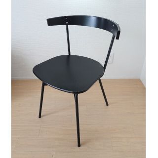 イデー(IDEE)のIDEE　FERRET CHAIR WOOD SEAT Black(ダイニングチェア)