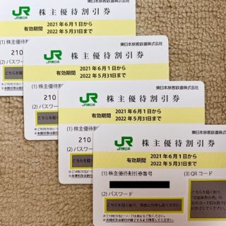 ジェイアール(JR)のJR東日本 東日本旅客鉄道 株主優待券 4枚⑦(その他)