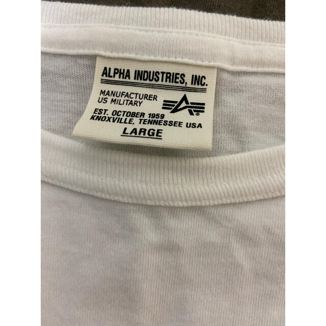 ALPHA INDUSTRIES(アルファインダストリーズ)のalpha アルファ Tシャツ 2枚セット メンズのトップス(Tシャツ/カットソー(半袖/袖なし))の商品写真