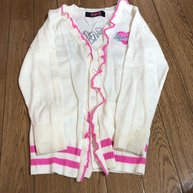 EARTHMAGIC(アースマジック)のカーデ 120 キッズ/ベビー/マタニティのキッズ服女の子用(90cm~)(カーディガン)の商品写真