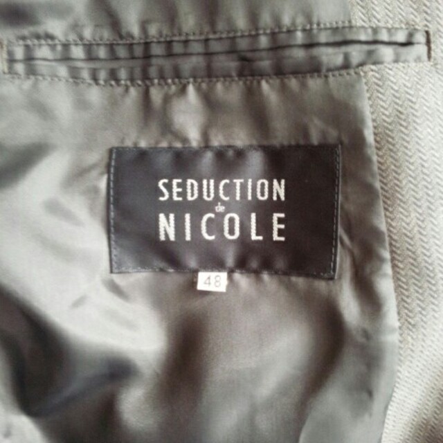 NICOLE(ニコル)のSEDUCTION DE NICOLE 麻シルク素材スーツ メンズのスーツ(セットアップ)の商品写真