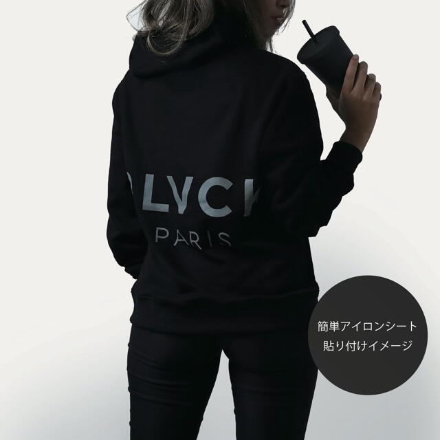 即購入可】BLVCK PARISパーカーロゴ アイロンプリントシートの通販 by ...