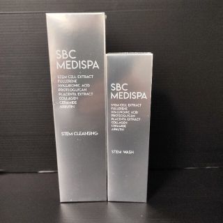 新品未開封　SBC MEDISPA ステムクレンジング＆ステムウォッシュ　セット(クレンジング/メイク落とし)