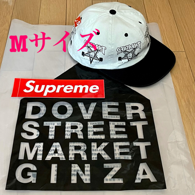 Supreme Thrasher 6-Panel White M スラッシャー