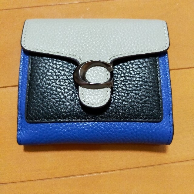 COACH コーチ　タビー　カラーブロック　ブルーレディース