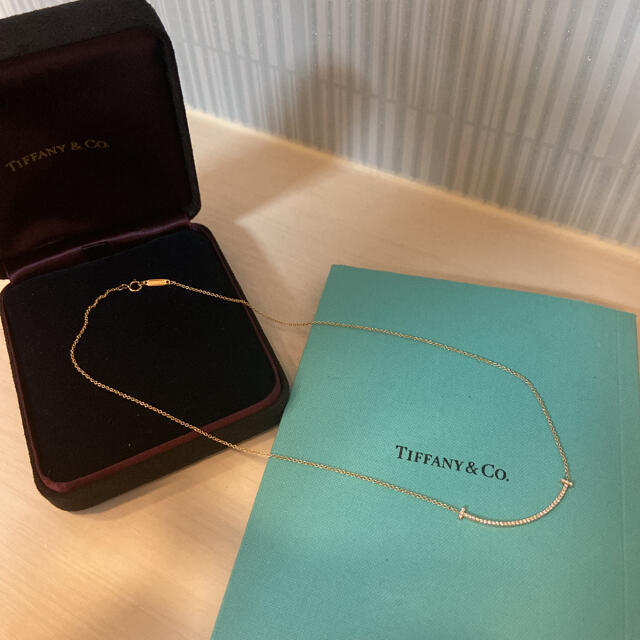 Tiffany & Co. - ティファニー　Tスマイルダイヤモンドネックレス　ティースマイル 18k　ゴールド