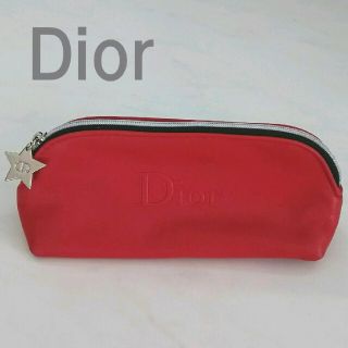 ディオール(Dior)のDior◆ポーチ◆赤◆ディオール◆化粧ポーチ◆コスメポーチ◆星型チャーム (ポーチ)