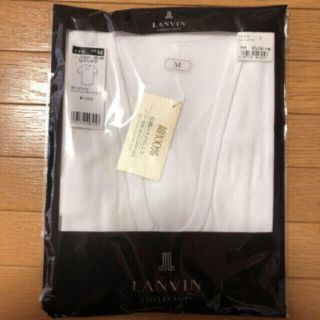 ランバンコレクション(LANVIN COLLECTION)のランバン　インナー　ホワイト　Mサイズ(Tシャツ/カットソー(半袖/袖なし))