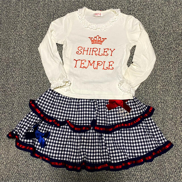 Shirley Temple(シャーリーテンプル)のシャーリーテンプル・ティアードスカート キッズ/ベビー/マタニティのキッズ服女の子用(90cm~)(スカート)の商品写真