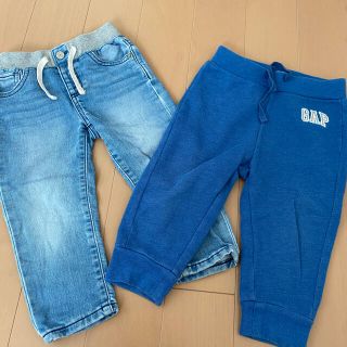 ギャップ(GAP)のGAP デニムパンツ　スエット　90(パンツ/スパッツ)