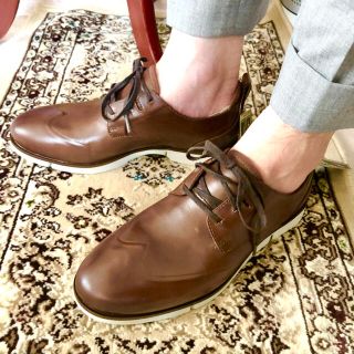 Clarks - 新品 clarks ゴアテックス ウイングチップ レザースニーカー